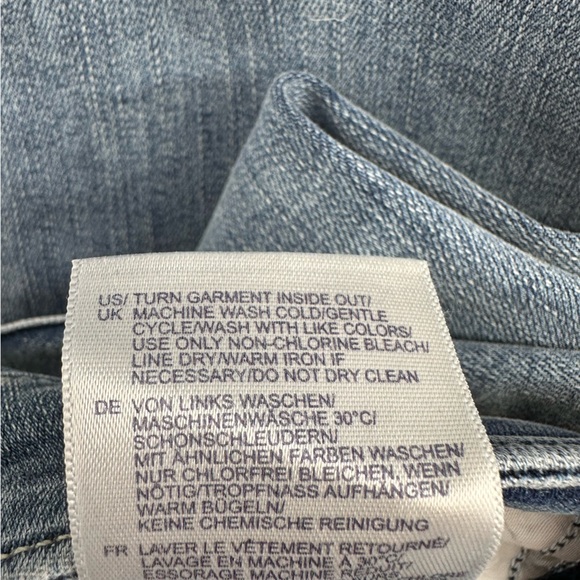 NYDJ Sheri Slim Jeans in Haley Wash size 0 NWT Stretch Pockets Medium Wash - Picture 13 of 14